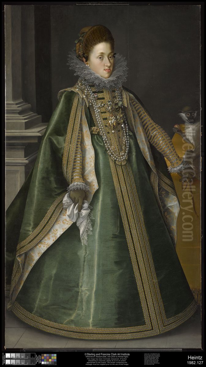 Konstanze von Habsburg, Archduchess of Central Austria, Later Queen of Poland Oil Painting by Joseph The Elder Heintz