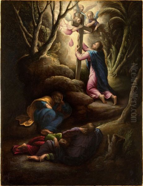 The Agony in the Garden Oil Painting by Giovanni Battista Cremonini
