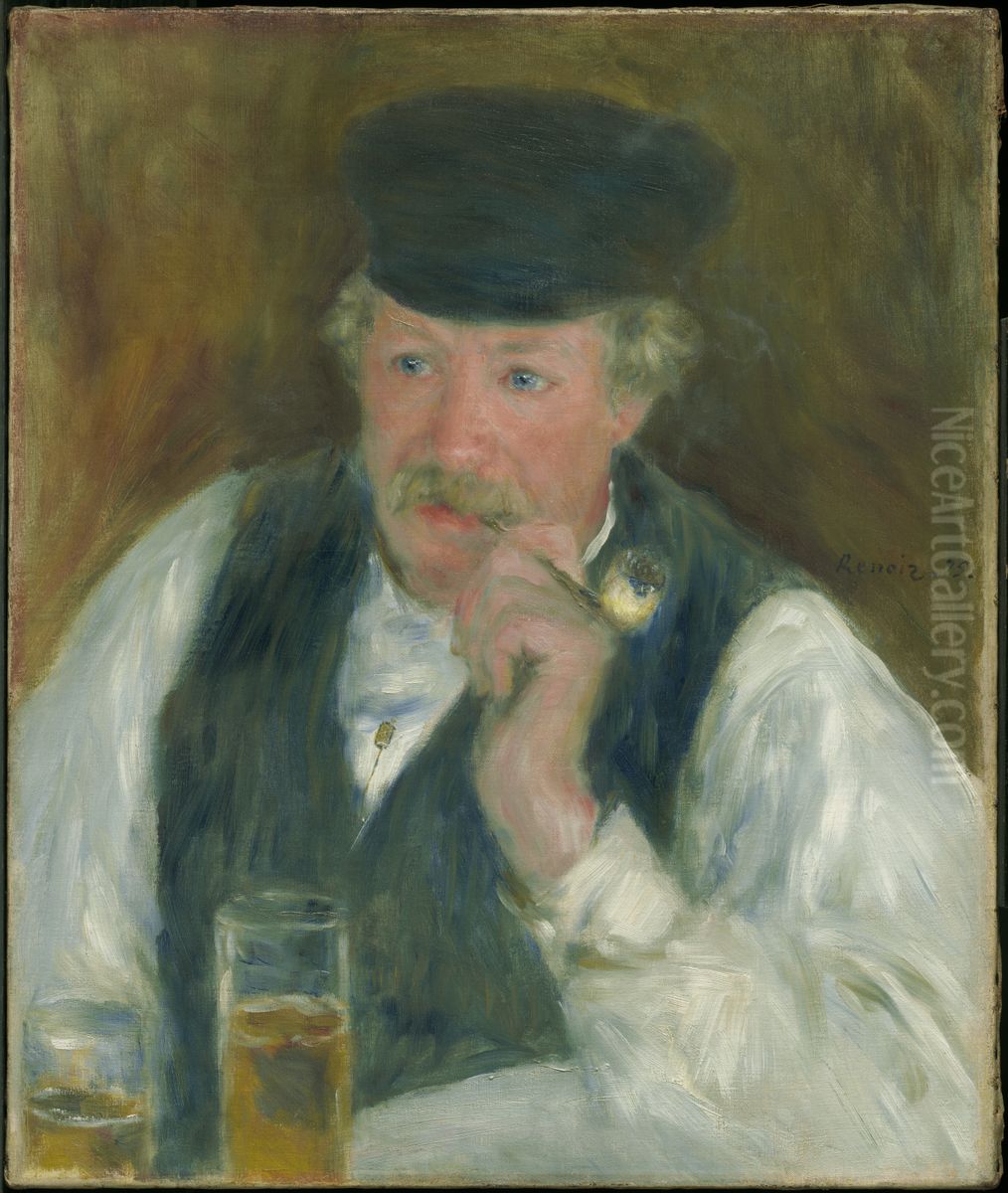 Monsieur Fournaise Oil Painting by Pierre Auguste Renoir