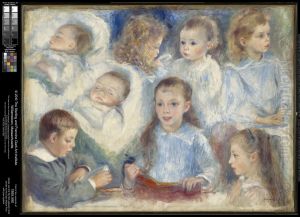 Sketches of Heads (The Berard Children)