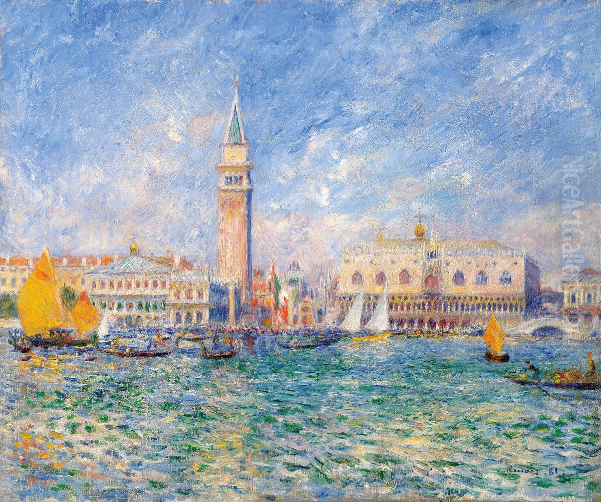 Venice (The Doge's Palace) Oil Painting by Pierre Auguste Renoir