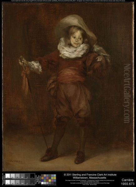 Little d'Artagnan Oil Painting by Eugene Carriere