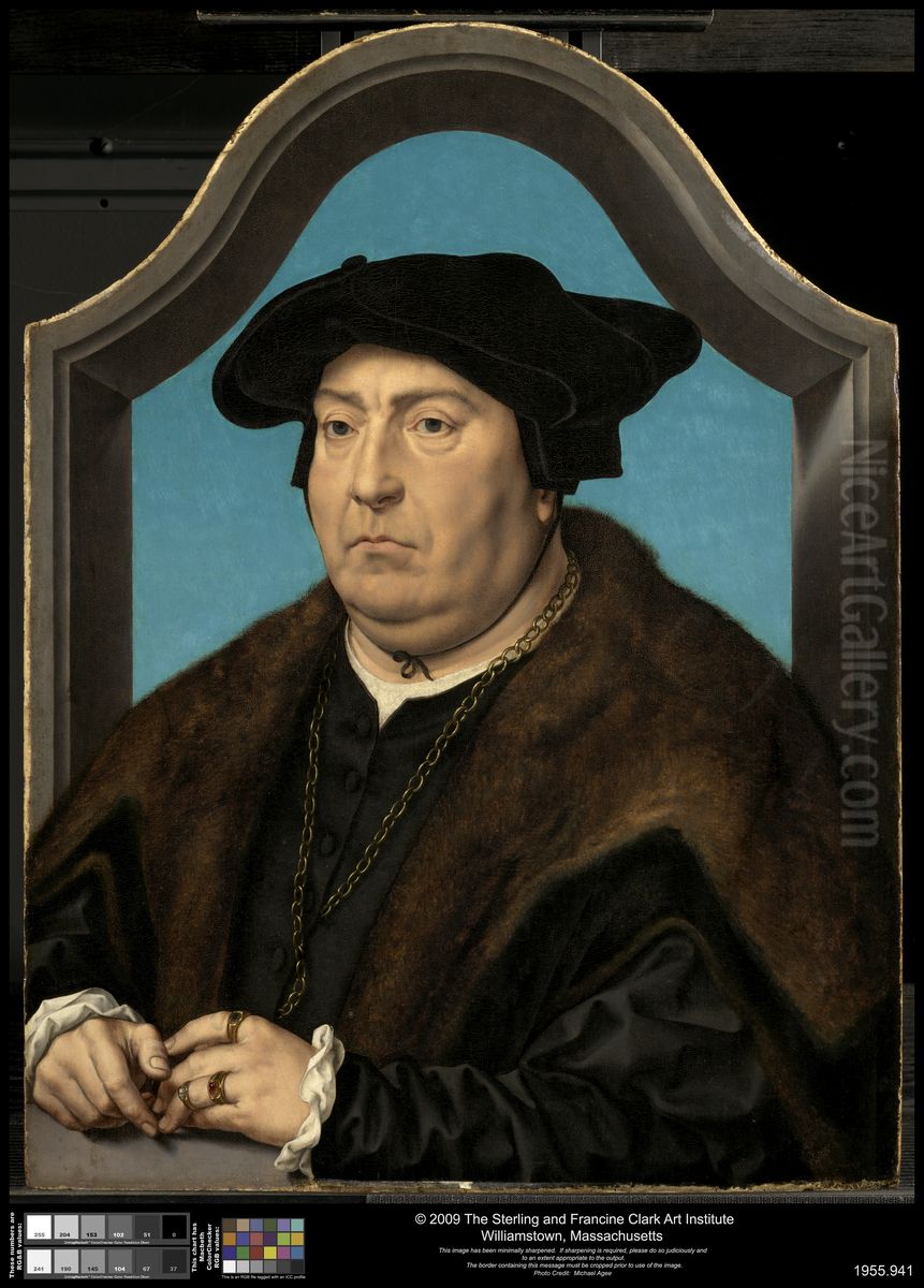 Portrait of a Man Oil Painting by Jan Gossaert