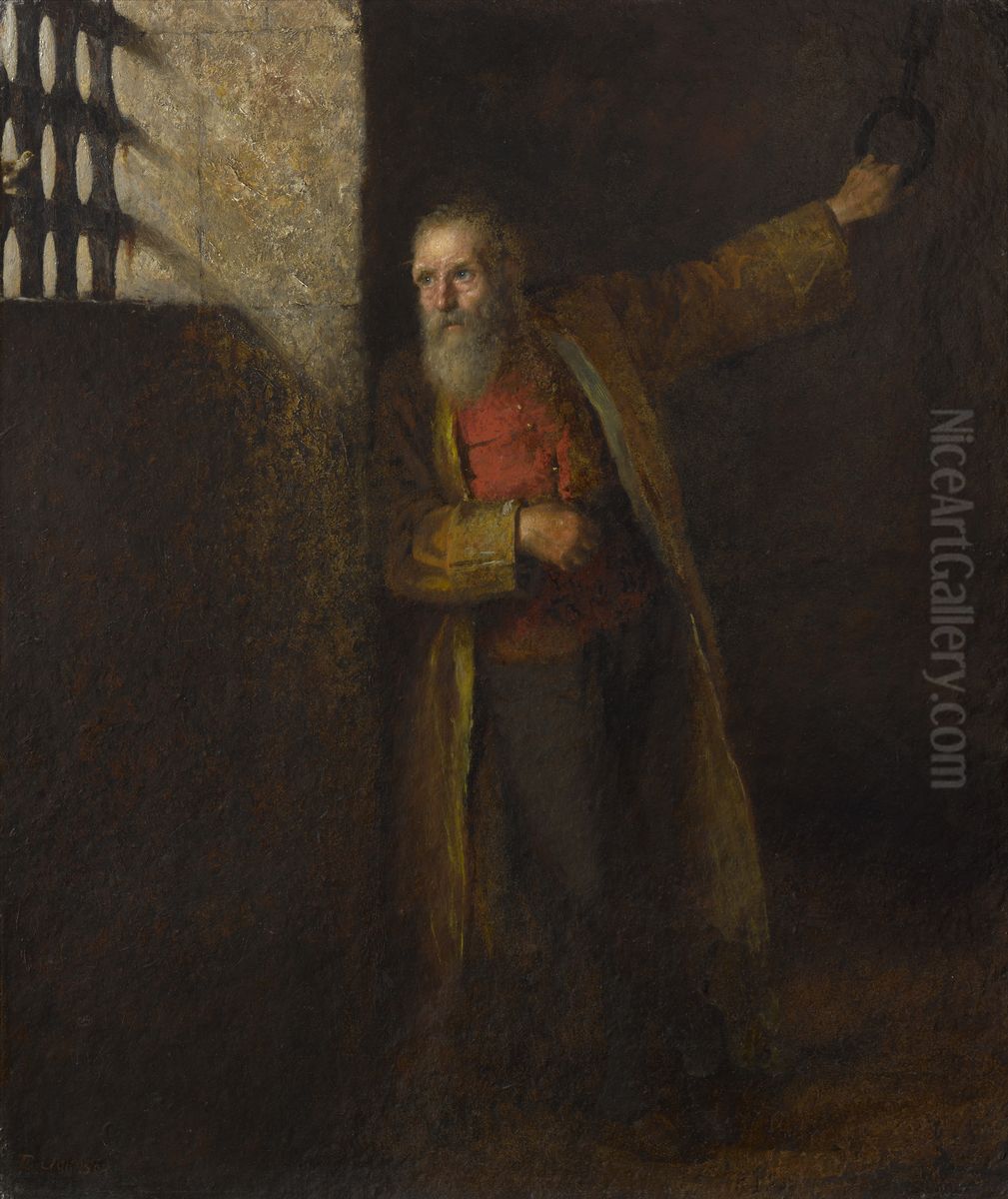 A Prisoner of the State Oil Painting by Eastman Johnson