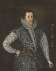 Portrait of a gentleman, traditionally identified as a member of the Pepys family