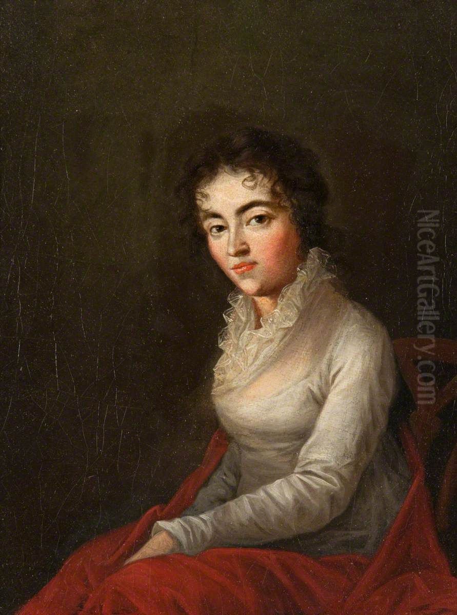 Constanze Mozart Oil Painting by Joseph Lange