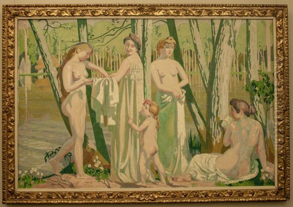 Les Baigneuses Oil Painting by Maurice Denis