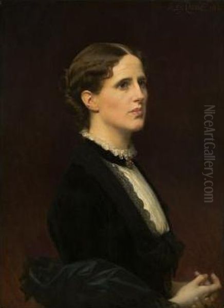 Georgina Schuyler (1841-1923) Oil Painting by Alexandre Cabanel
