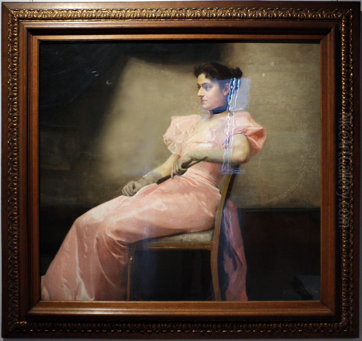 Portrait of Helene de Burlet Oil Painting by Jacques de Lalaing