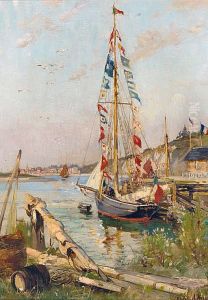 Bateau decore a Dives