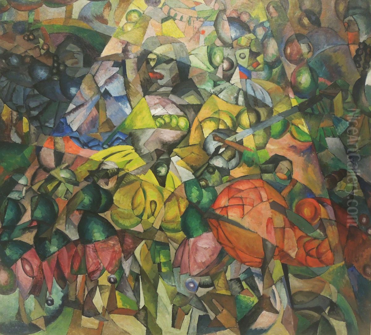 <<Tema baleta>> Oil Painting by Aristarkh Lentulov