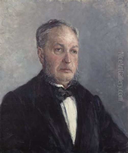 Portrait de Jean Daurelle Oil Painting by Gustave Caillebotte
