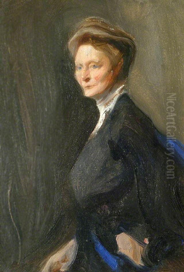 Sketch for 'Dame Emily Penrose (1858-1942)' Oil Painting by Philip de Laszlo