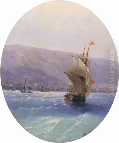 View to the Crim Oil Painting by Ivan Aivazovsky