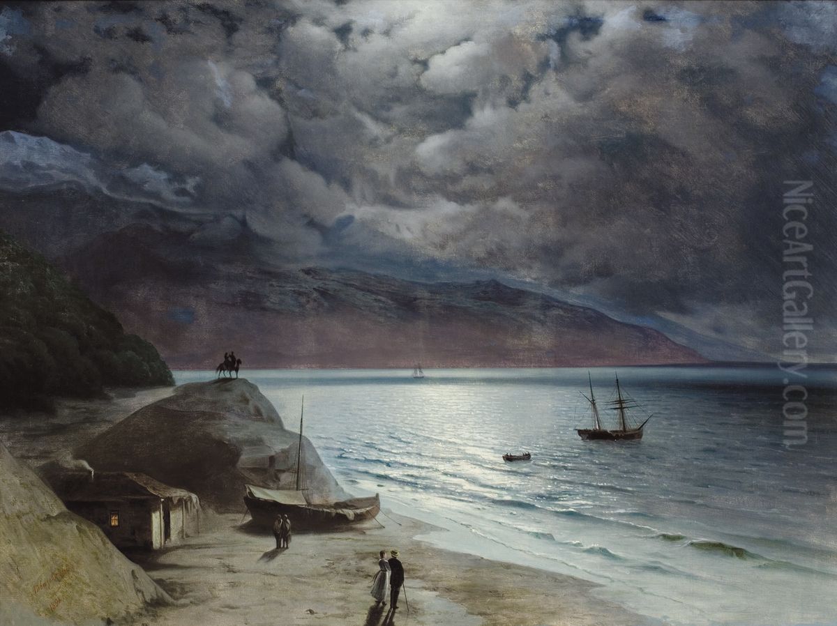 Night atGurzof Oil Painting by Ivan Aivazovsky