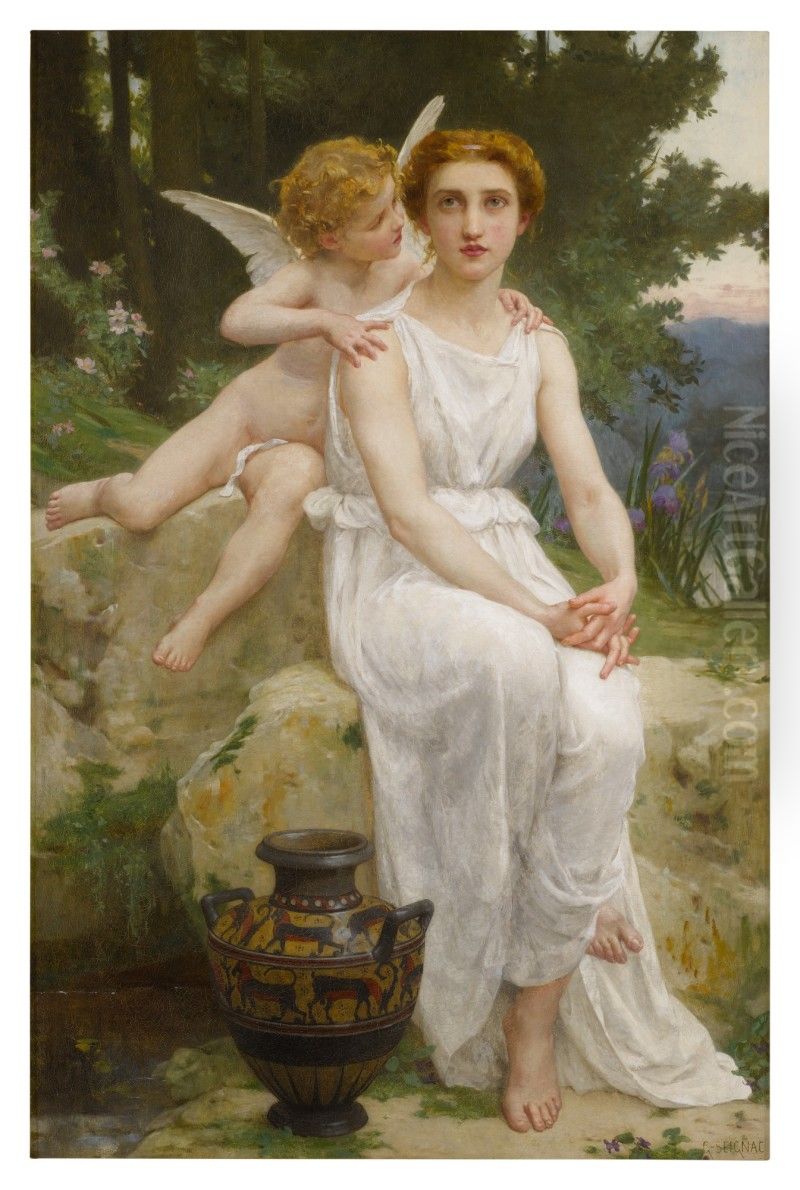 LOVE'S OFFERING Oil Painting by unknown
