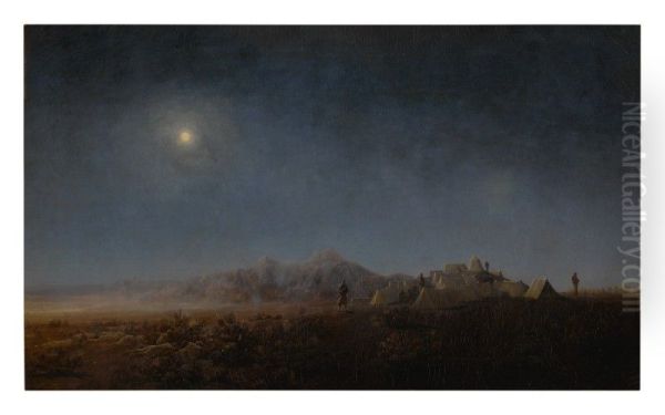 THE NIGHT RAID Oil Painting by unknown