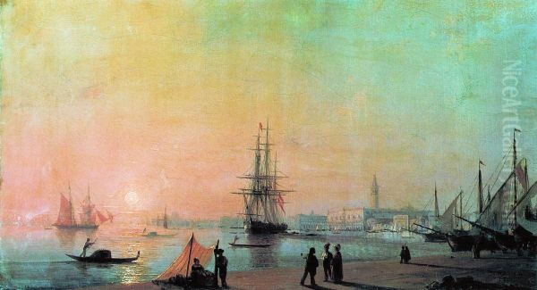 Sea view Oil Painting by Ivan Aivazovsky