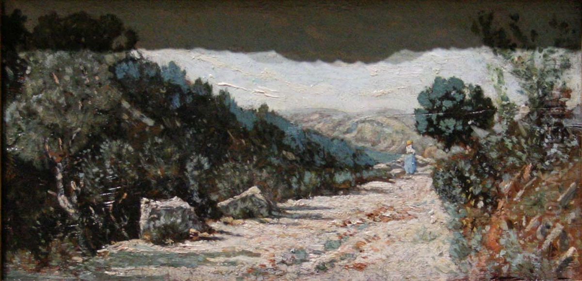 Petite route dans les pins Oil Painting by Paul Guigou