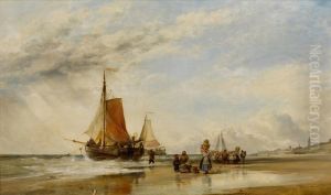 DUTCH PINKS ASHORE, SCHEVENINGEN