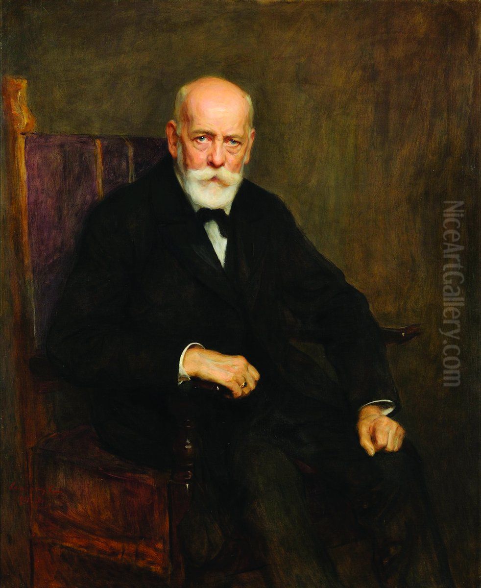 Portrait of Artur Gorgey Oil Painting by Philip de Laszlo