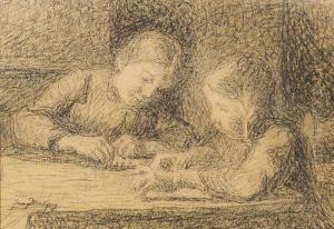 DEUX FILLES LISANT