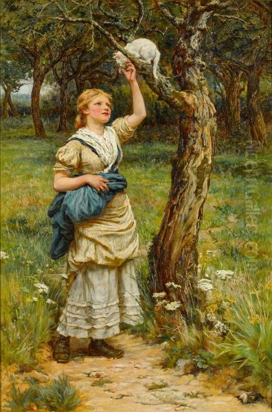 PLAYMATES Oil Painting by unknown