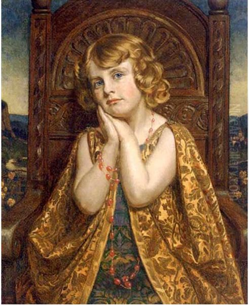 The lonely princess , 1921 Oil Painting by unknown