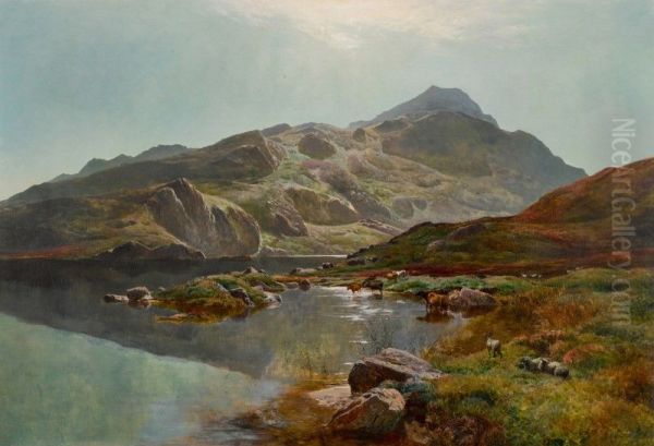 SNOWDON Oil Painting by unknown