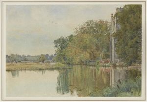St. James church on the house at hemingford grey, huntingdonshire , 1894