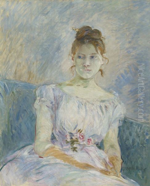Paule Gobillard en robe de bal Oil Painting by unknown