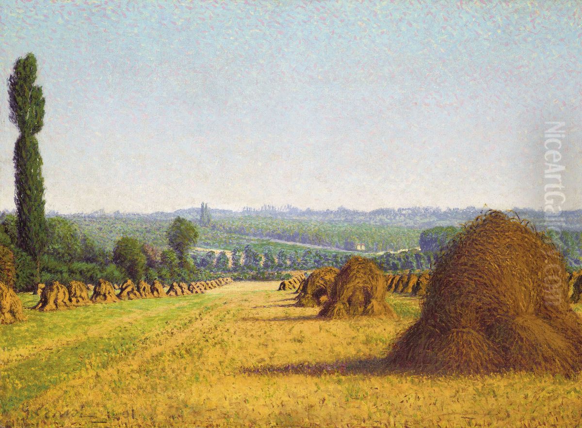 Les Meules Oil Painting by Gustave Cariot