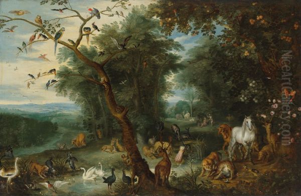 Paradise Oil Painting by unknown