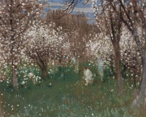 Verger en fleurs
