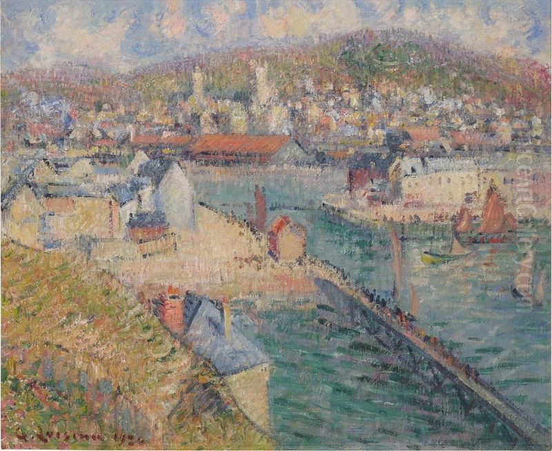 Port a Fecamp Oil Painting by Gustave Loiseau