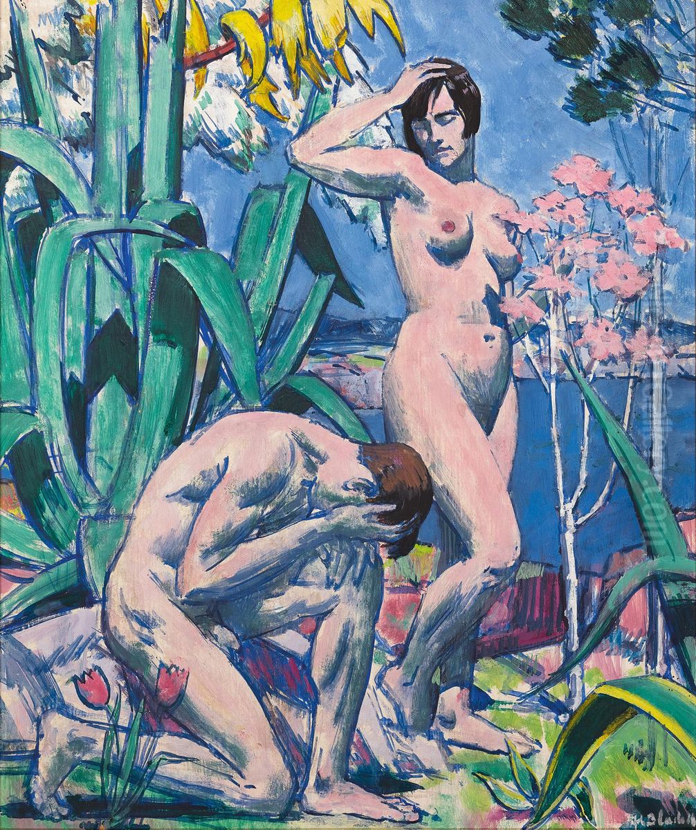 ADAM AND EVE Oil Painting by unknown ADAM AND EVE Oil Painting by unknown