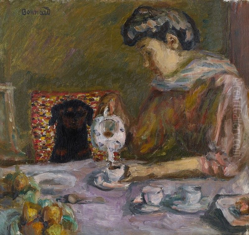 Le Cafe Oil Painting by unknown