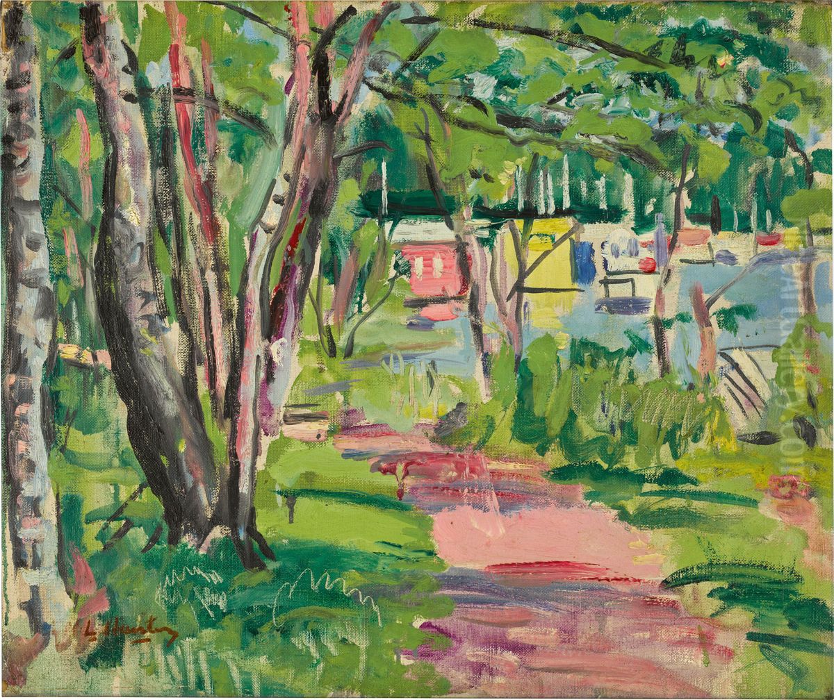 On the Banks of Loch Lomond Oil Painting by unknown