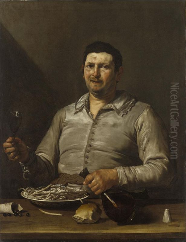 The sense of taste Oil Painting by Jusepe de Ribera