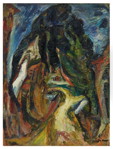 Paysage de Greolieres Oil Painting by unknown