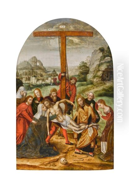 The Deposition Oil Painting by unknown