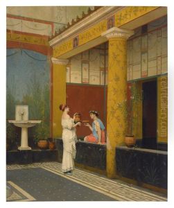 A POMPEIIAN COURTYARD
