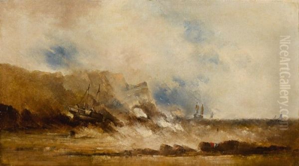 SHIPS AT SEA Oil Painting by unknown