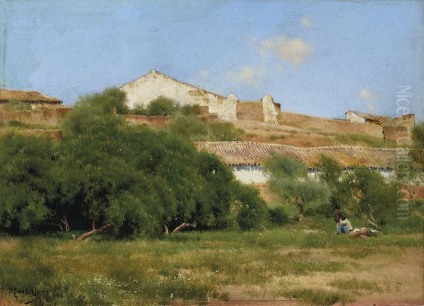 A Midday's Rest Oil Painting by unknown
