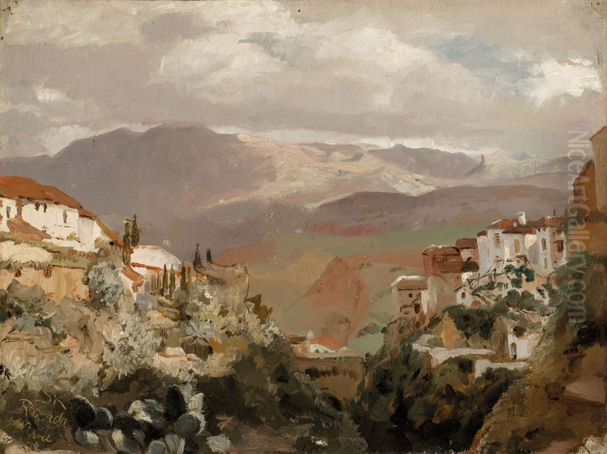Ronda Oil Painting by Peder Severin Kroyer
