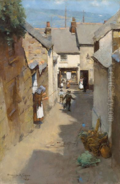 The Runaway Knock Oil Painting by unknown