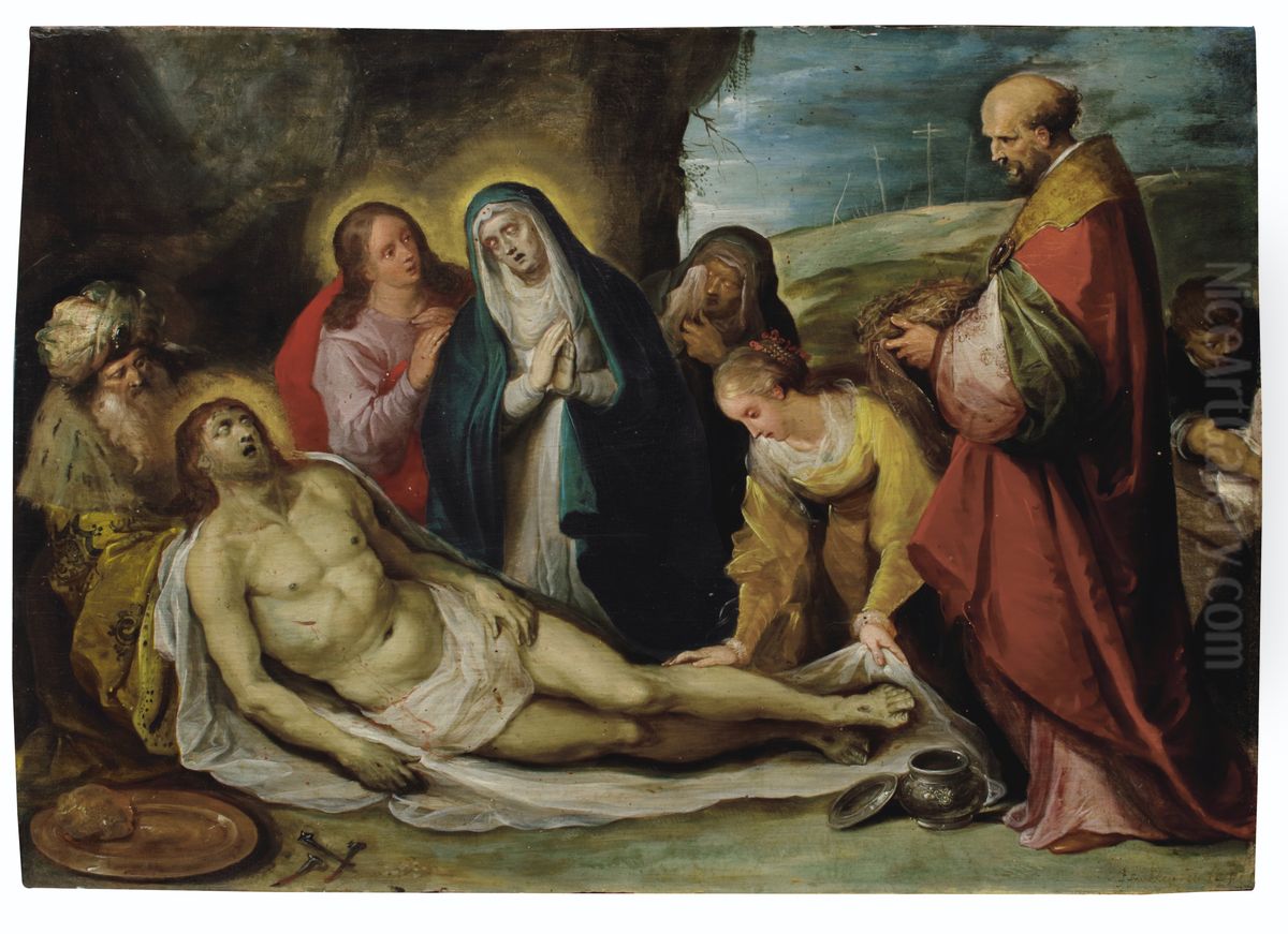 The Lamentation Oil Painting by Frans Francken the Younger