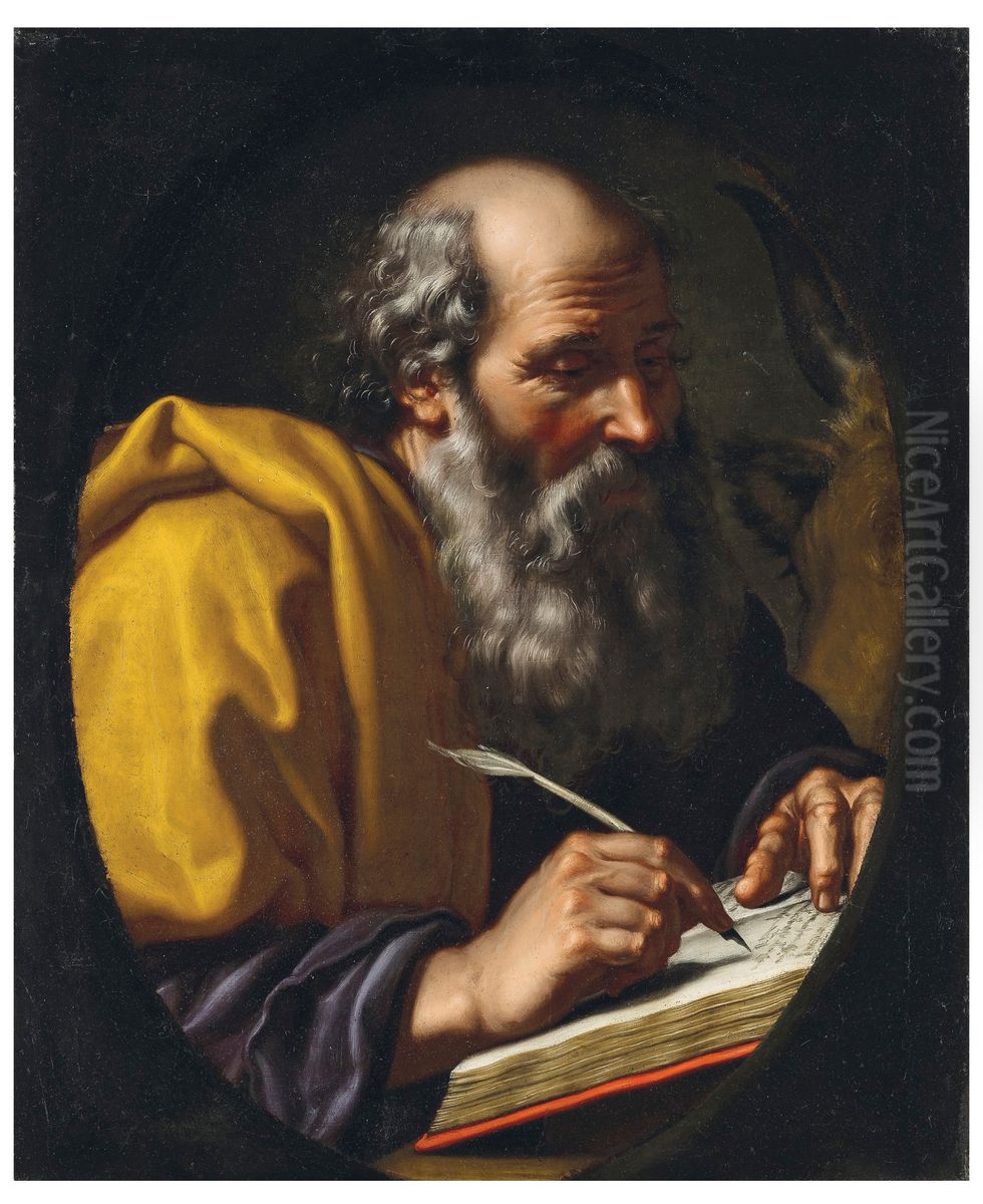 Saint Luke Oil Painting by Ottavio Vannini