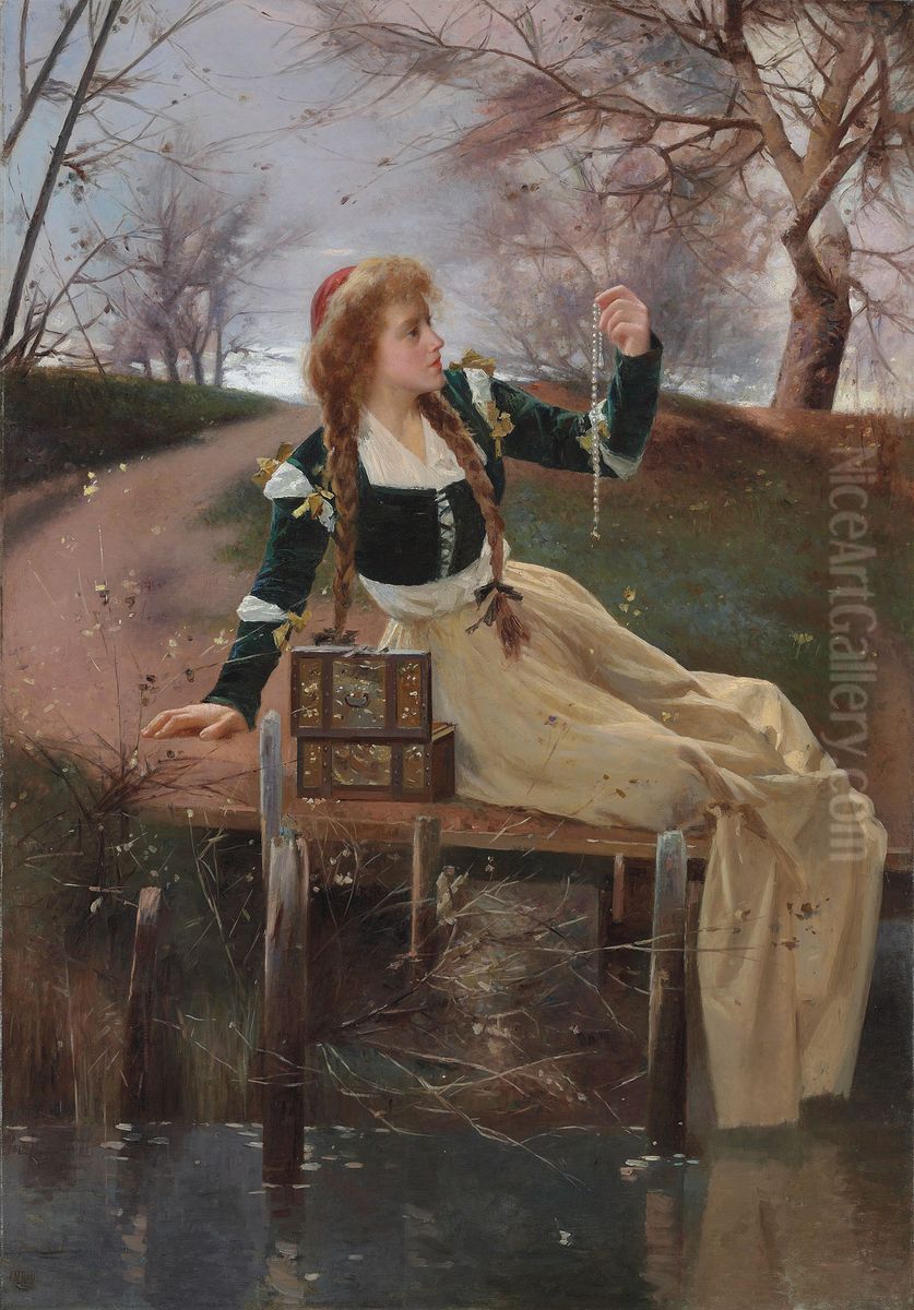 Reflections Oil Painting by Alexander Mark Rossi