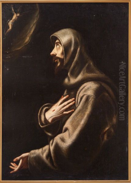 San Francisco en oracion Oil Painting by El Greco